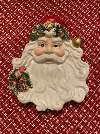 Old St. Nicholas Decorative Plate-C R Christmas Collection