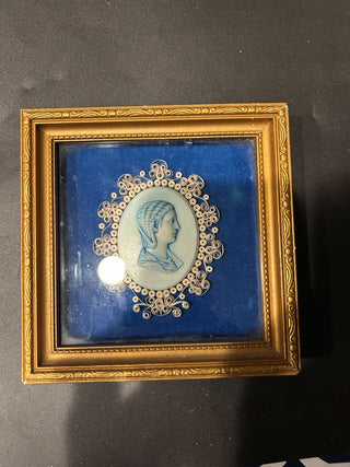 Cameo Profile Framed Art