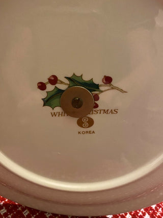 2 Tiered Dessert Stand-Sango White Christmas