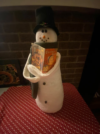 Plush Caroling Snowman-ty