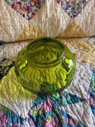 Green Glass Bowl