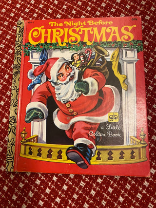 Vtg The Night Before Christmas Little Golden Book-1979