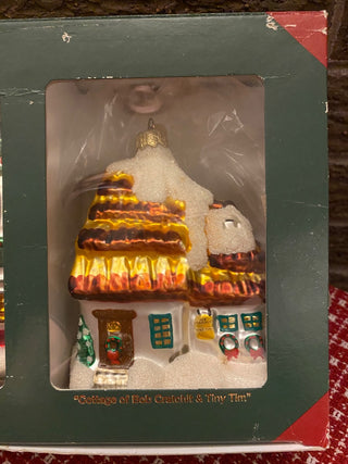 A Christmas Carol Ornaments-Blown Glass-Dept 56-Box Set of 3