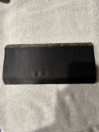 Ladies Evening Blk & Gold Clutch