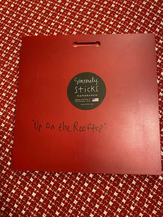 Up On The Rooftop Wall Plaque-Sincerely Sticks