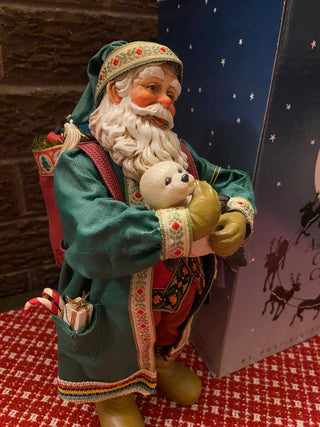 Collectible Santa Figurine-Nature's Love-by Possible Dreams-w\box