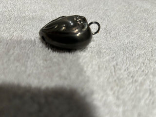 Puffy Heart Charm Sterling Silver