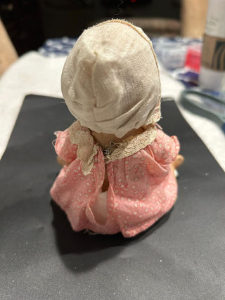 Doll Baby Mix Media Composition