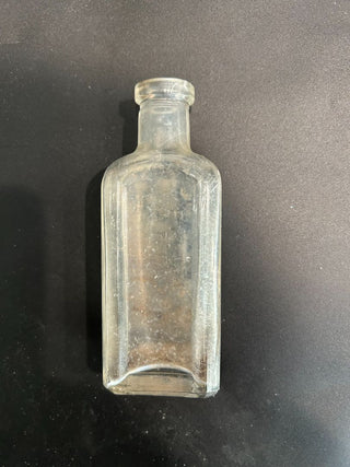 Clear Glass Medicine Bottle