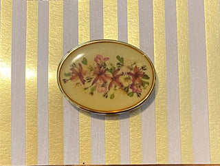 Floral Oval Brooch-ty