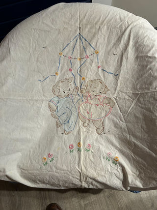 Hand Embroidered Baby's Quilt
