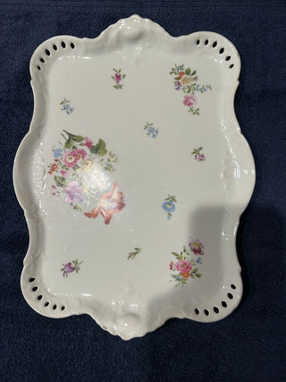 Vanity Tray Porcelain Hand Painted