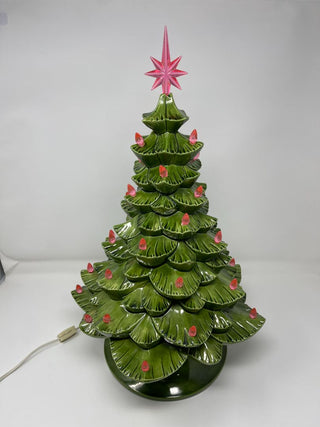Vintage Ceramic Light Up Tree