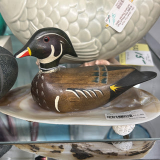 Wildlife with Wood Signed Duck 7244