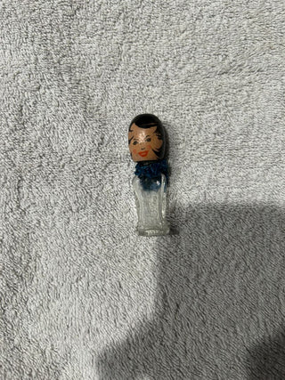 Karoff Perfume Bottle w/Hand Painted Stopper