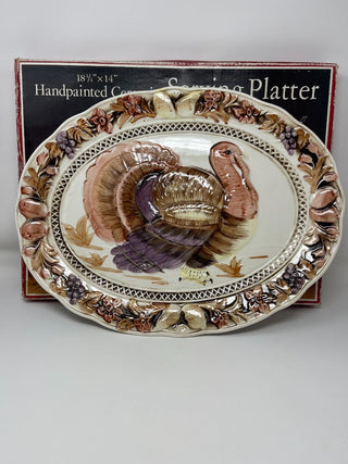 Vintage Turkey Platter