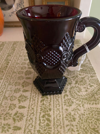 Vtg Avon 1876 Cape Cod Ruby Red Mug