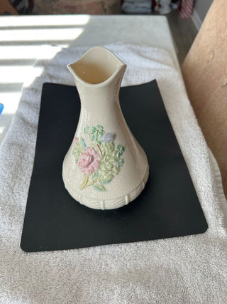 Belleek Killarney Vase Roses & Shamrocks