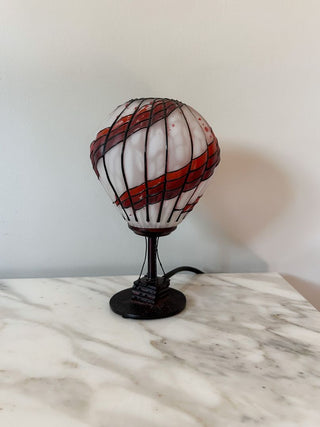 Stained Glass Hot Air Balloon Table Lamp