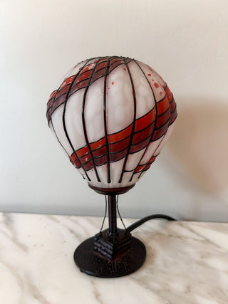 Stained Glass Hot Air Balloon Table Lamp