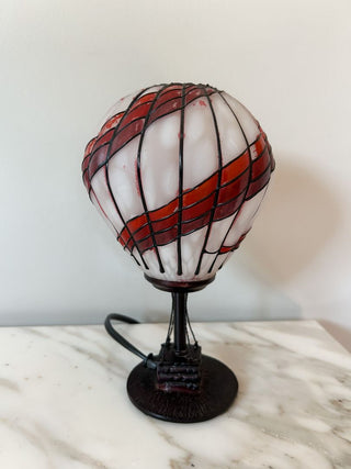 Stained Glass Hot Air Balloon Table Lamp