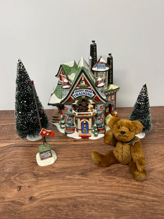 Dept. 56, North Pole Teddy Bear Training Set