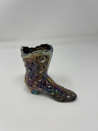 Fenton Carnival Glass Boot