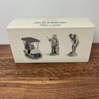 Dept. 56  First Round of the Year, 3 Piece Set