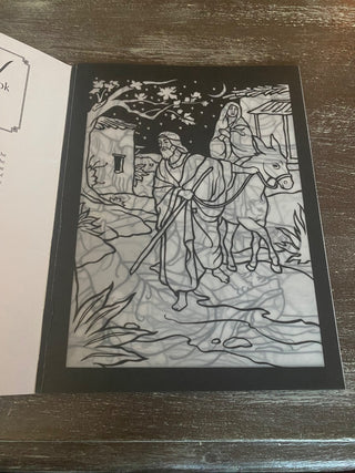 Nativity Stained Glass Coloring Book-ty