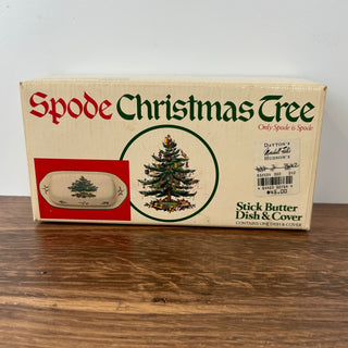 1990s Spode Butter Dish with Cover