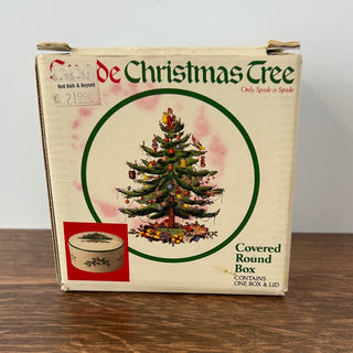 Spode Covered Round Box with Lid