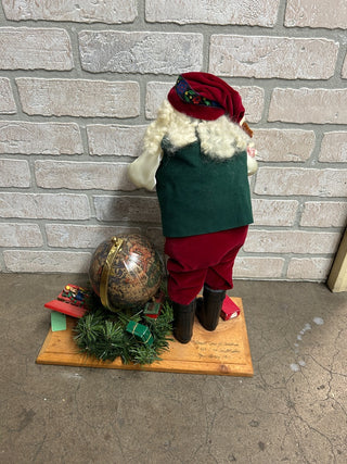 Lynn Haney Signed 1990 Santa - Almost Time for Christmas