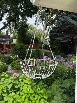 Hanging Plant baskets vintage