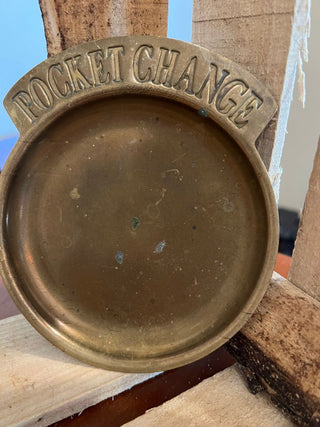 Brass Pocket Change Coin Dish