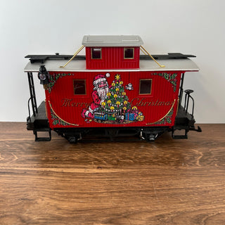 LGB #44650 Merry Christmas Caboose Train Car 14Wx6Dx8H