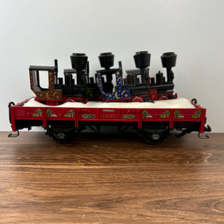 LGB #42100 1997 Four Gnomy Flatcar Train Car 14Wx6Dx7H