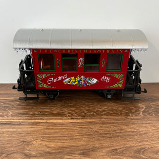 LGB #36078 1998 Christmas Coach Train Car 14Wx6Dx7H