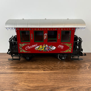 LGB #36078 1998 Christmas Coach Train Car 14Wx6Dx7H