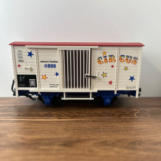 LGB #4036 Circus Train Car 14Wx6Dx7H