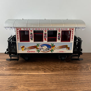 LGB #37077 2004 Christmas Train Passenger Car 14Wx6Dx7H