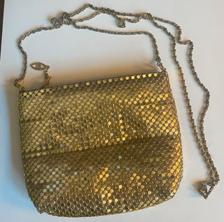 Gold Metallic Mesh Purse-ty