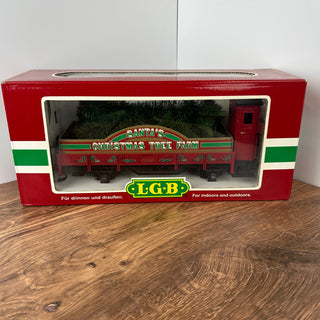 LGB #41120 1996 Tree Farm Gondola Train Car 16Wx6Dx7H