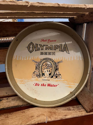 Olympia Beer Metal Serving Tray