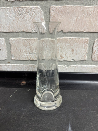 Etched Lilly Of the Valley Bud Vase #161 4AV