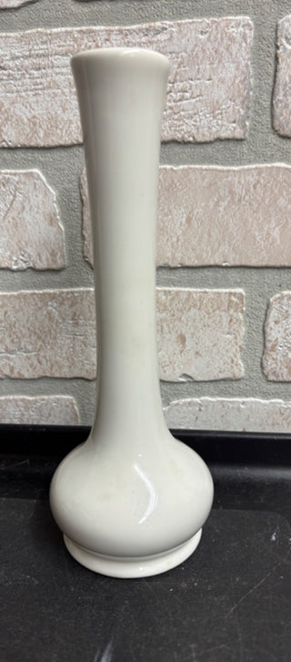 Vintage Hall White Ceramic Bud Vase #172