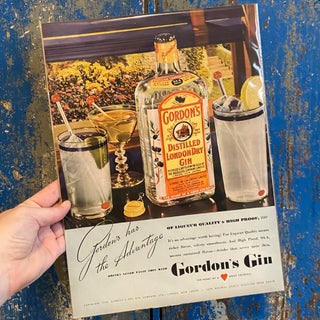 Vintage Gordon’s Gin Magazine Ad