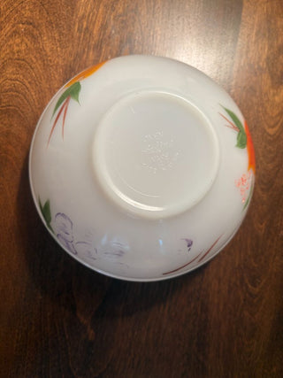 nesting bowls w fruit handpainted
