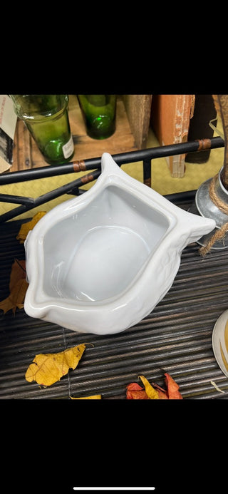 White Turkey Bowl with Lid Pottery Barn