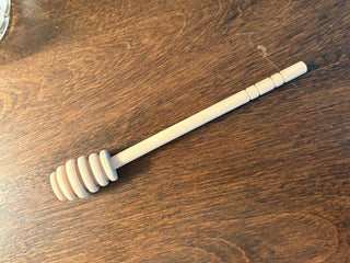 wooden honey dipper