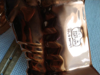Vntg Copper Tin Lined  Hanging Lobster Mold Large